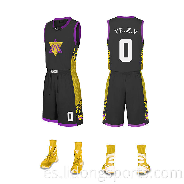 Uniforme de baloncesto de equipo personalizado, diseño de logotipo, deportes, venta al por mayor, jersey de baloncesto universitario